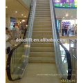 shopping mall escalator with shirt panel illumination